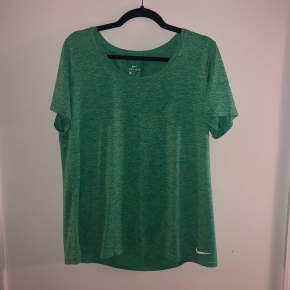 Nike Tops - Green Nike Dri-Fit T-Shirt